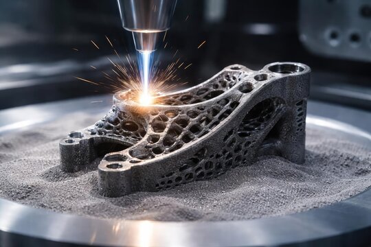 Additive technology with laser melting metal powder to produce complex geometries