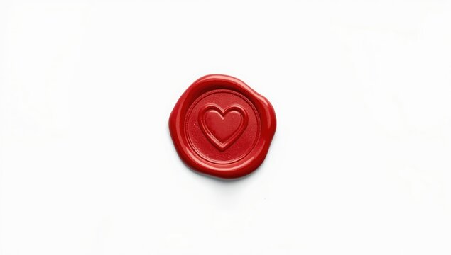 Old-fashioned wax seal stamp for romantic correspondence, highlighting vintage stationery practices