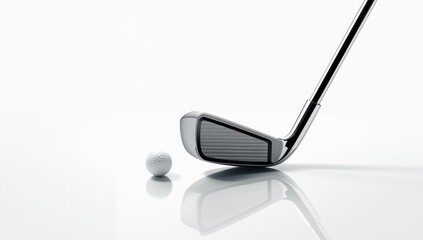 Golf club placed on a plain white background, suitable for sports gear inspection or repair guides