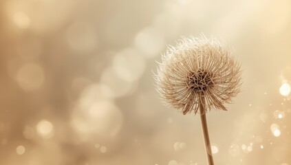 Obraz premium Dried flower arrangement on background for floral card, focusing on natural textures and details