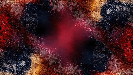 Colorful geometric design used as a backdrop for editorial headers or layouts