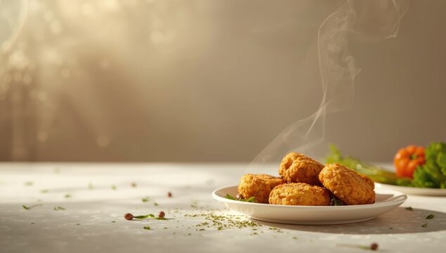 Indonesian perkedel tahu made from seasoned mashed tofu shaped into patties and fried, highlighting street food preparation