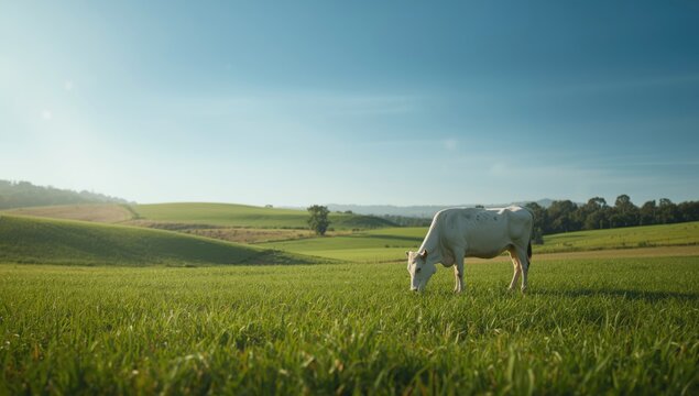 Nelore cattle in open countryside, demonstrating grazing behavior in rural landscapes