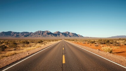 Asphalt highway extending through Kimberly's mountainous terrain, highlighting regional accessibility and seasonal variation