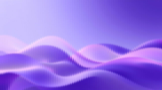 Vibrant purple wave pattern with soft gradient background