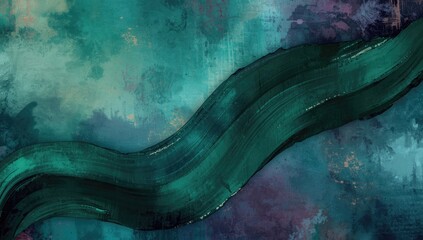 Dark, creative, filthy art featuring a dry aquarelle texture, highlighting raw artistic style, Earth Day