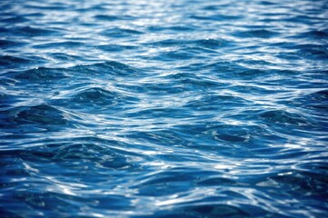 Flowing water surface with continuous rippling