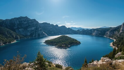 Red Lake in Croatia, one of the worlds largest natural sinkholes, erosion concerns, geological formation