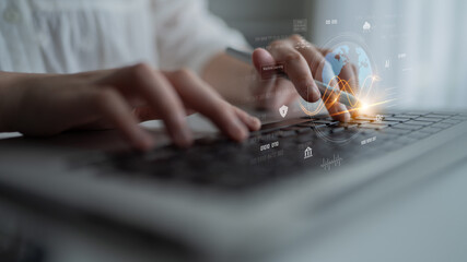 Global AI and data processing system enhances data, AI, and processing efficiency through digital network and global integration of intelligent technology Latch