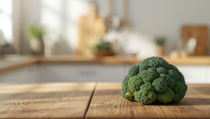 Vegetables for diet and healthy eating, showcasing organic broccoli packed with vitamins, nutrition awareness