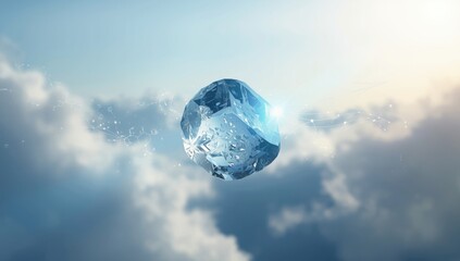 NaCl crystal lattice participating in electron transfer process, materials study