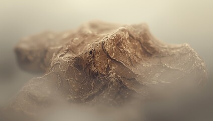 Detailed shot of mineral veins in rock, suitable for educational geological backgrounds, Earth Day