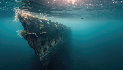 World war II shipwreck remains submerged in Liguria, marine preservation effort