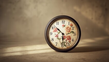 Remixed vintage wall clock based on artwork highlighting creative design, World Art Day