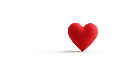 White background with a heart icon representing love, suitable for Valentines Day or affection messages