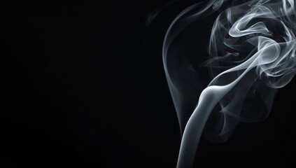 Obraz premium White smoke billowing from a burning or process source, suitable for editorial header backgrounds