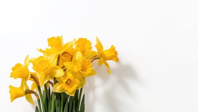 Daffodil bulbs displayed on a white background, used for horticultural reference or cataloging purposes