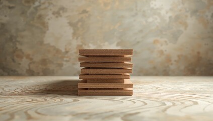 Medium-density fiberboard layers used in furniture construction, focusing on surface quality and durability