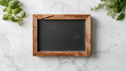 Faded small wooden blackboard with rotting edges placed against a white background, suitable for rustic display backgrounds