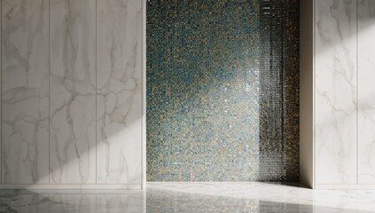 Colorful mosaic pattern serving as a background for digital interfaces or creative layouts, highlighting intricate tile work