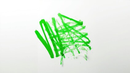 Line art created with a green marker on a white surface, usable as a visual aid in teaching or presentations