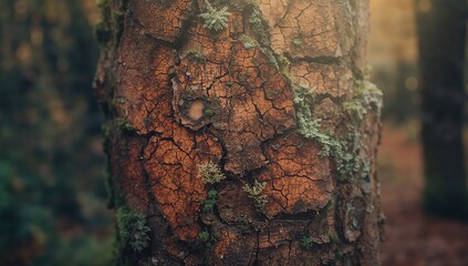 A weathered wood texture with moss growth at cracks, ideal for editorial header backgrounds