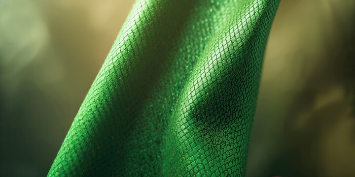 Synthetic snake skin leather, patterned surface used in luxury handbag design, fashion accessory material