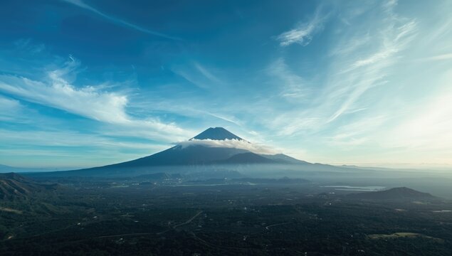 Volcanic terrain of Mount Merapi in Yogyakarta, highlighting erosion and preservation efforts, Earth Day