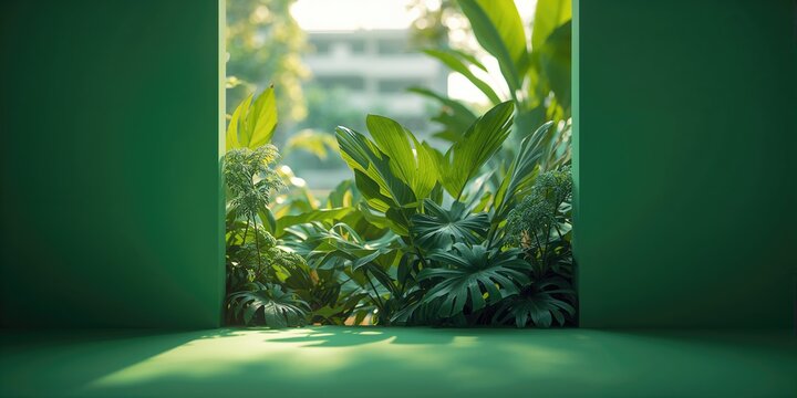 Decorative Philodendron plant of the Araceae family shown in a home setting, foliage for interior aesthetics, World Nature Day