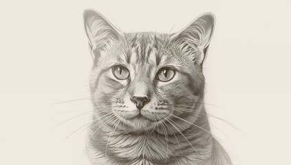 Close-up of a senior domestic cat highlighting age signs, suitable for animal health and aging awareness