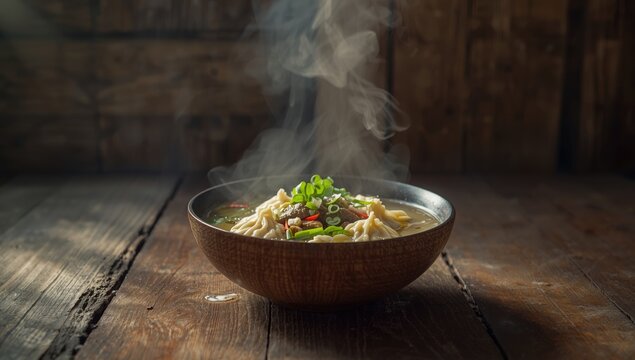 Close-up of tekwan, a signature Sumatran comfort dish, highlighting preparation techniques and ingredient freshness, World Food Day