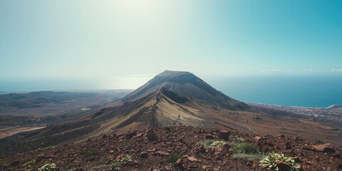 Central part of Gran Canaria with rocky terrain and volcanic features, Nature preservation