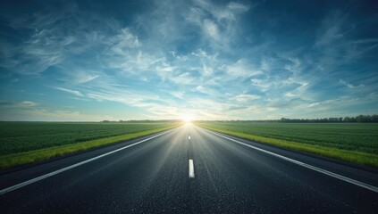 A long road lined with dense trees under overcast skies, highlighting urban green space maintenance, World Environment Day