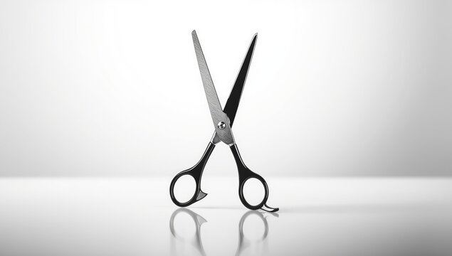 Kitchen scissors in black and white, designed for efficient cutting and food handling, suitable for culinary environments