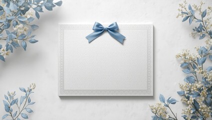 Official certificate featuring intricate blue pattern and currency motifs, used for recognition events