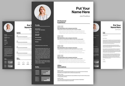 CV Resume Layout