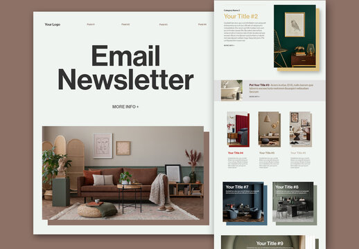 Email Newsletter Layout