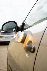 V16 emergency light beacon providing roadside safety and preventing car accidents