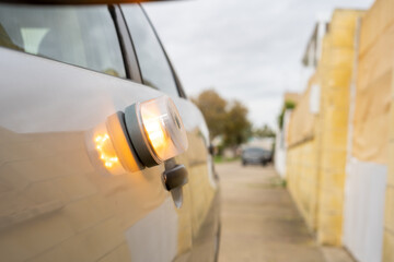 V16 emergency light beacon providing roadside safety and preventing car accidents