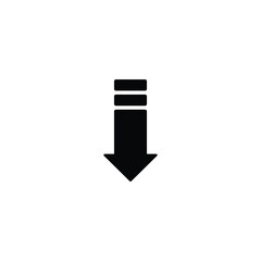 Down Arrow Icon for Digital Navigation