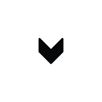 Down Arrow Icon for Digital Navigation