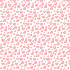 Pink Heart Seamless Pattern background Designs