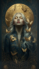 Halo of Metamorphosis. Generative AI
