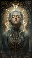 Halo of Metamorphosis. Generative AI
