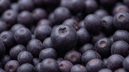 Macro texture of fresh organic a&ccedil;a&iacute; berries
