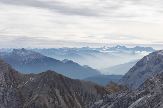 Ausblick vom Zugspitzplatt