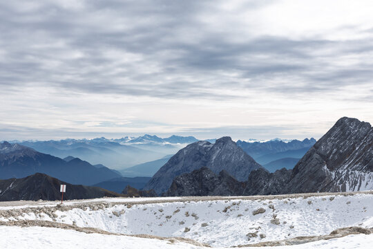 Ausblick vom Zugspitzplatt