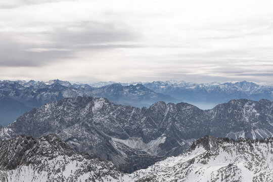 Ausblick vom Zugspitzplatt