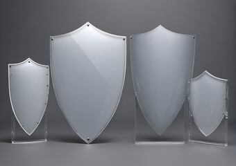 shield on a white background
