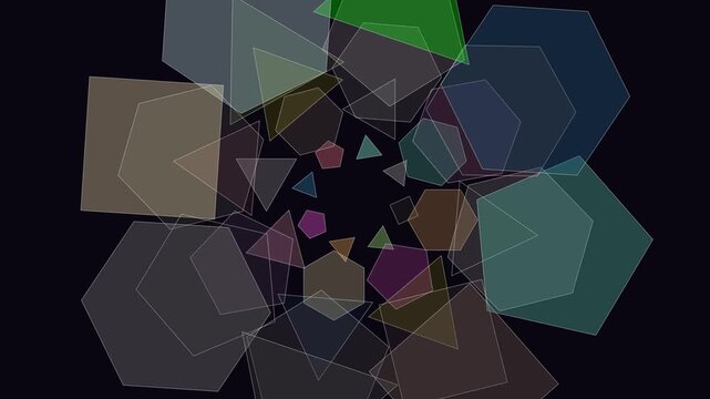 Mesmerizing kaleidoscope pattern rotating symmetrical shapes colorful 4K seamless loop hypnotic mandala animation psychedelic backgrounds